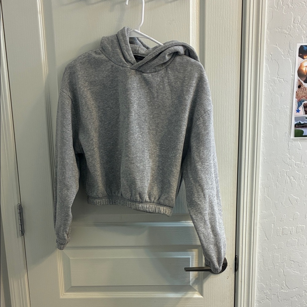Zara Heather Gray Hoodie
